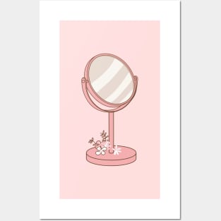 table mirror Posters and Art